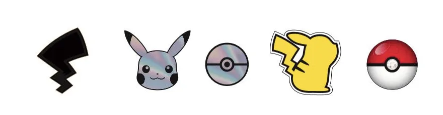 Elevated Pokemon Plug 5pc Jibbitz Pack