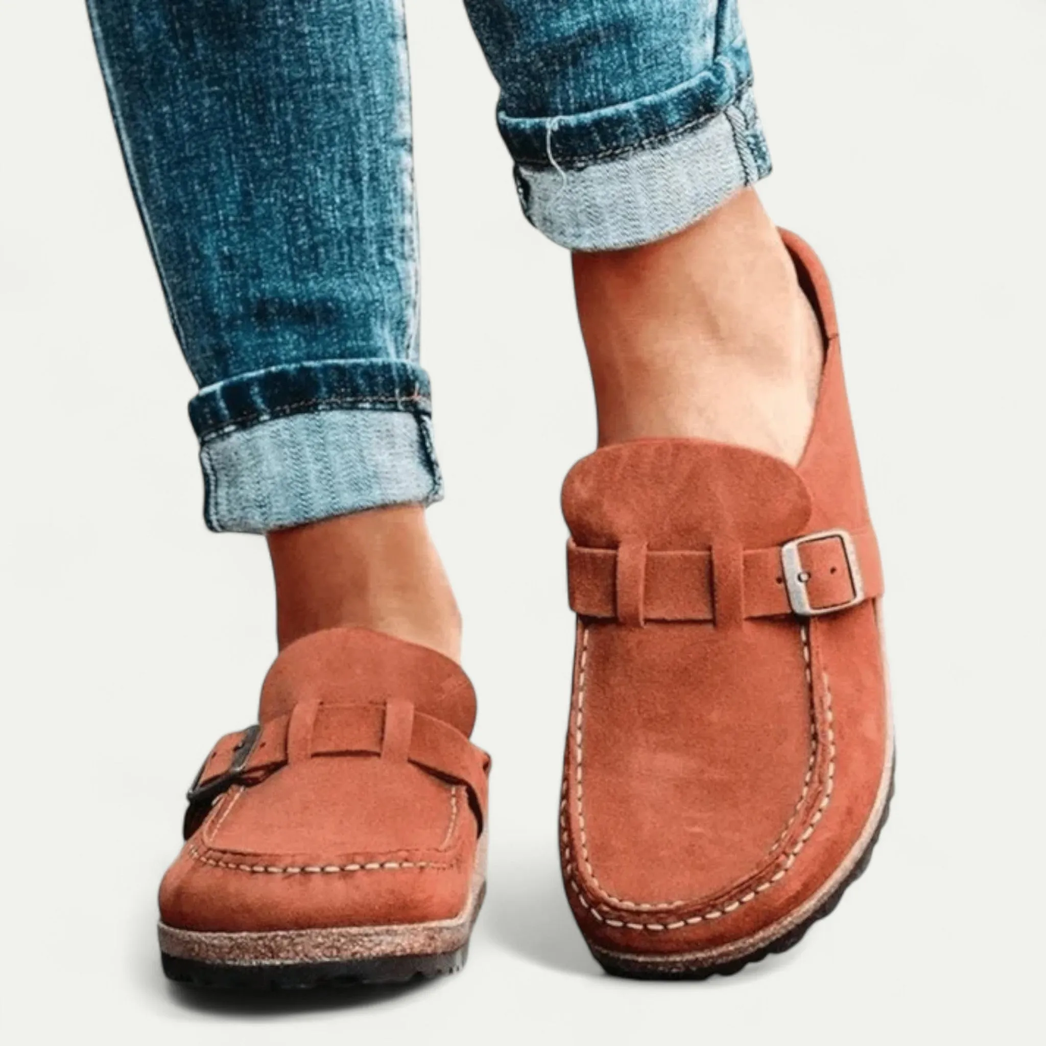 Ergonomic Buckle Clogs for Women – All-Day Comfort