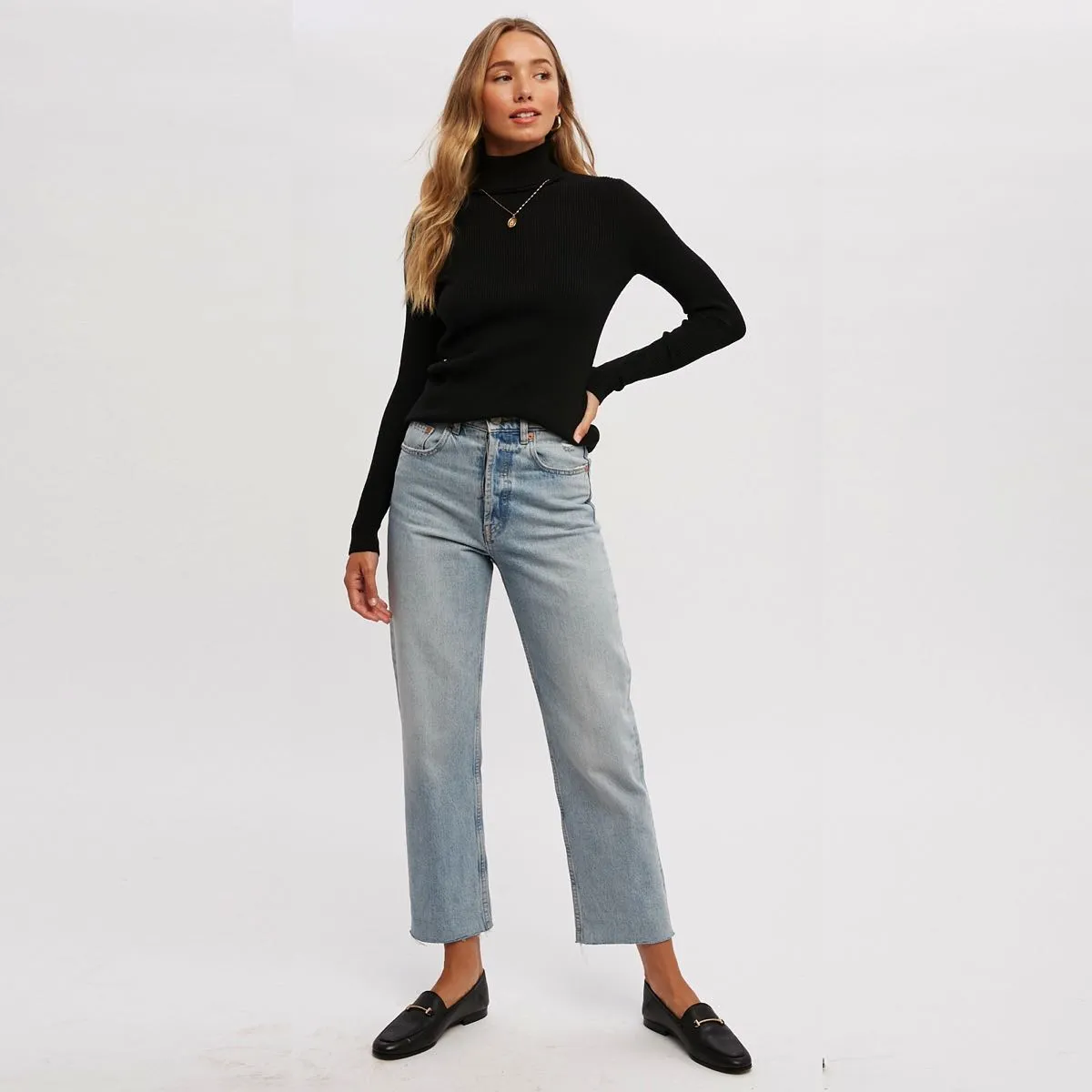 Essential Turtleneck~Black