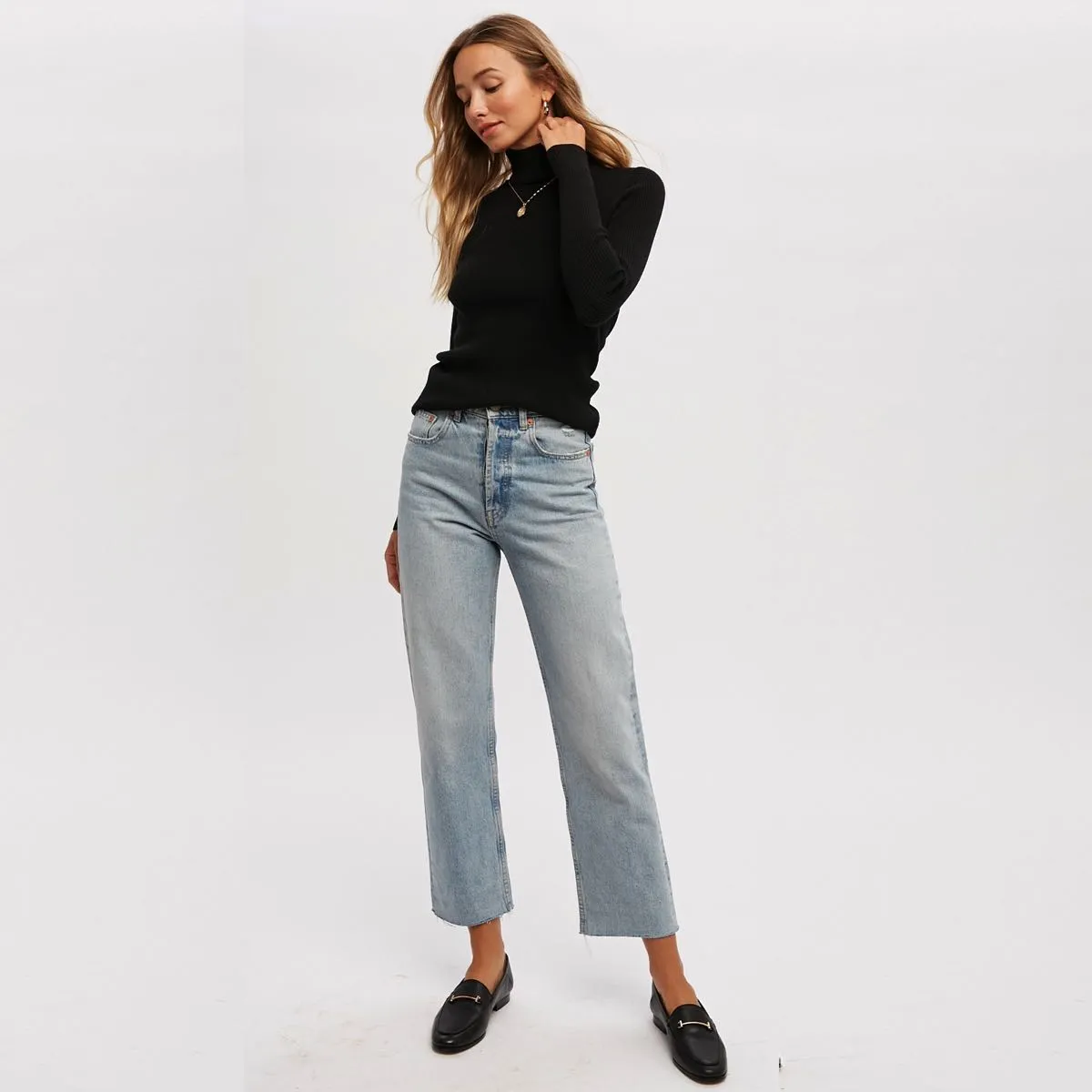 Essential Turtleneck~Black