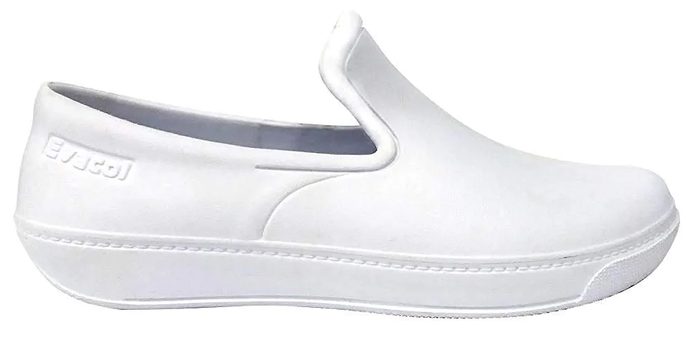 Evacol Unisex Nursing Clogs Ultralite Nurse Shoes unifororm Professional Work Clogs Health Care Hospitals Restaurant(40, White)