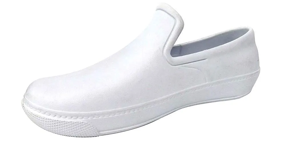 Evacol Unisex Nursing Clogs Ultralite Nurse Shoes unifororm Professional Work Clogs Health Care Hospitals Restaurant(40, White)