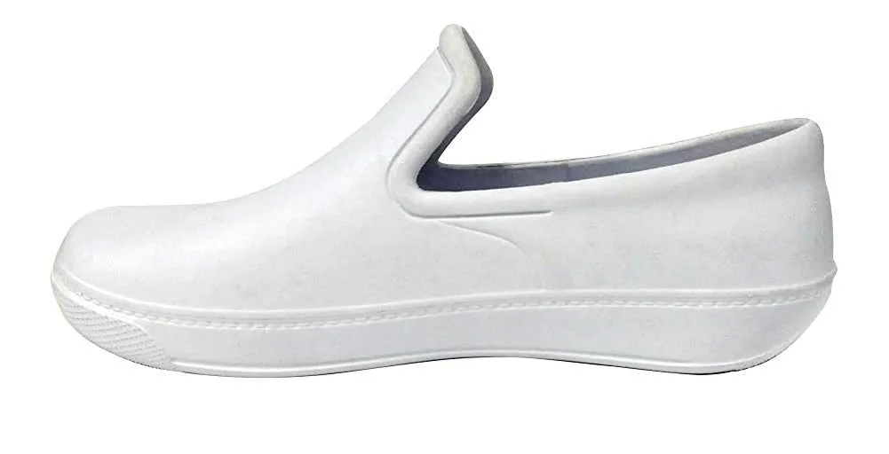 Evacol Unisex Nursing Clogs Ultralite Nurse Shoes unifororm Professional Work Clogs Health Care Hospitals Restaurant(40, White)