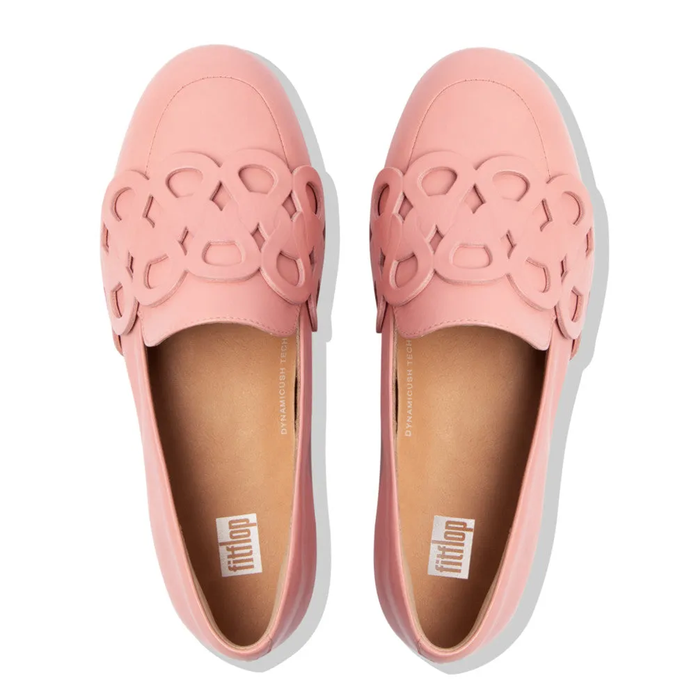 FitFlop LENA Leather Loafer Entwined Loops
