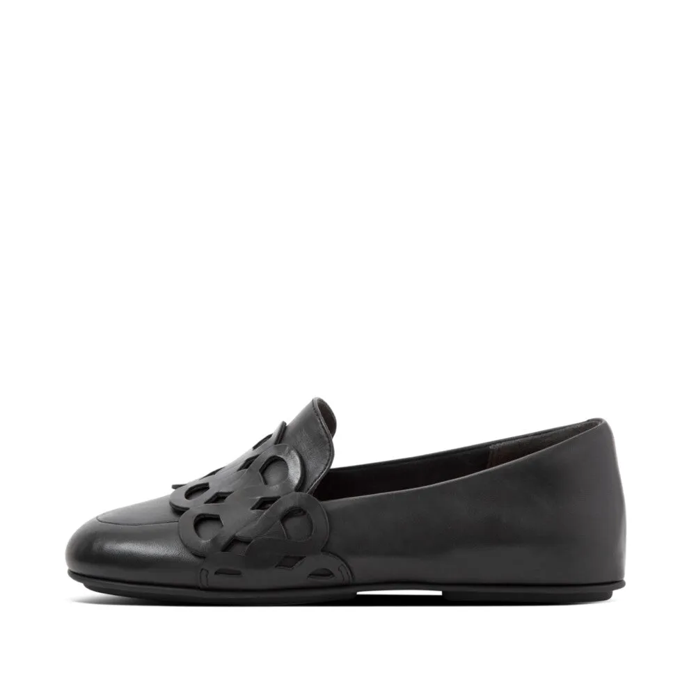 FitFlop LENA Leather Loafer Entwined Loops