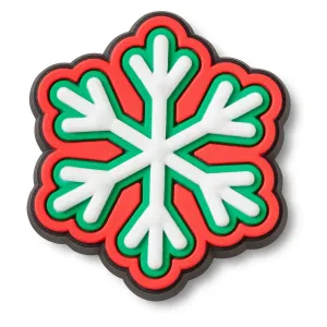 Green and Red Snowflake Jibbitz