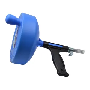 Hand Driven 7.6m Cannister Drum Drain Cleaner Auger for Sinks and Drains