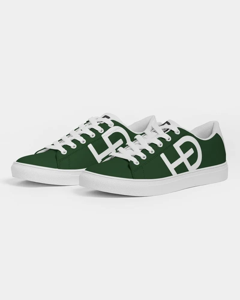 HEED NYC Men's Classic Forrest Green Vegan Leather Sneaker