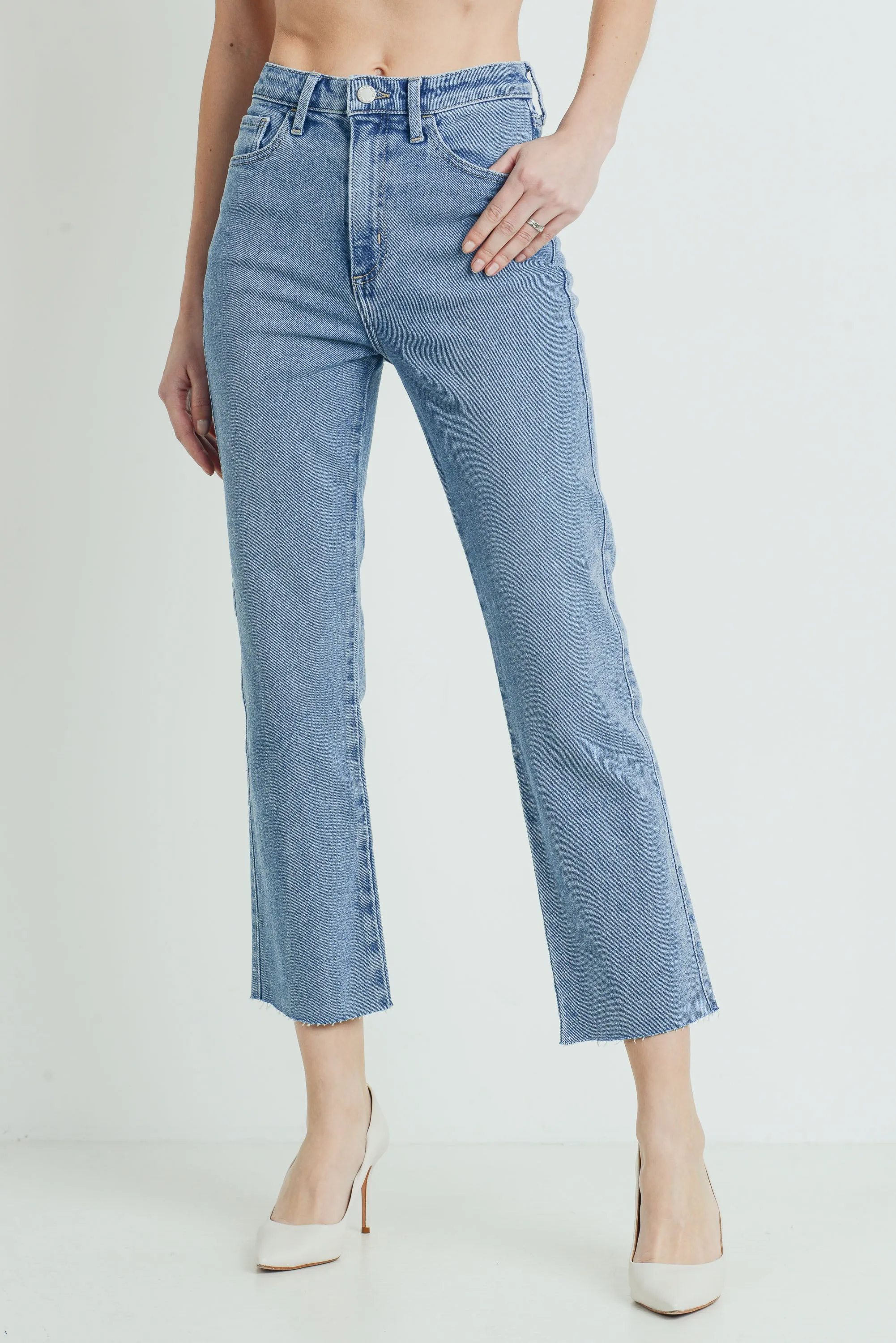 High Rise Classic Straight Leg Jean
