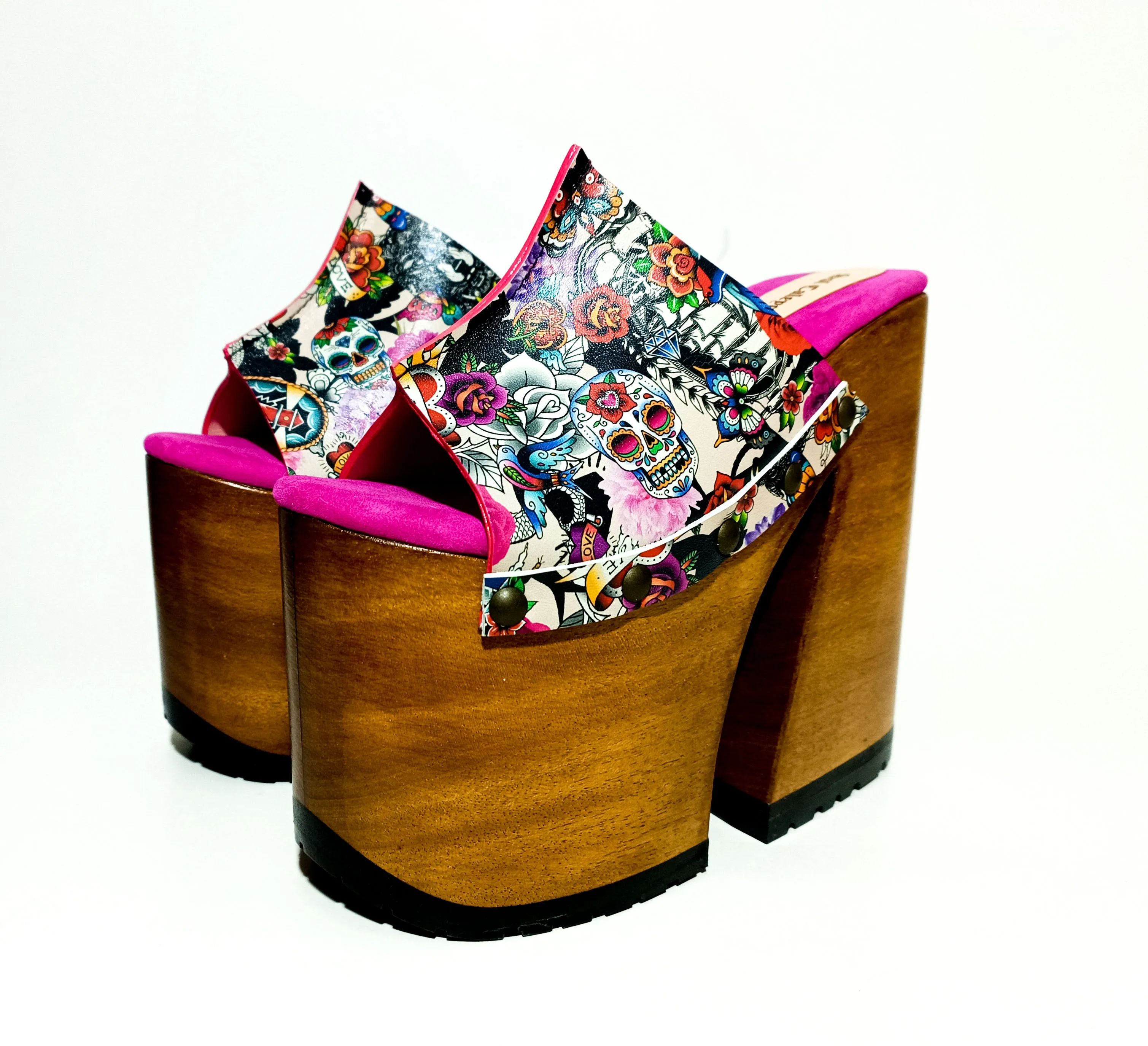 Luxury Tattoo Queen Sandals