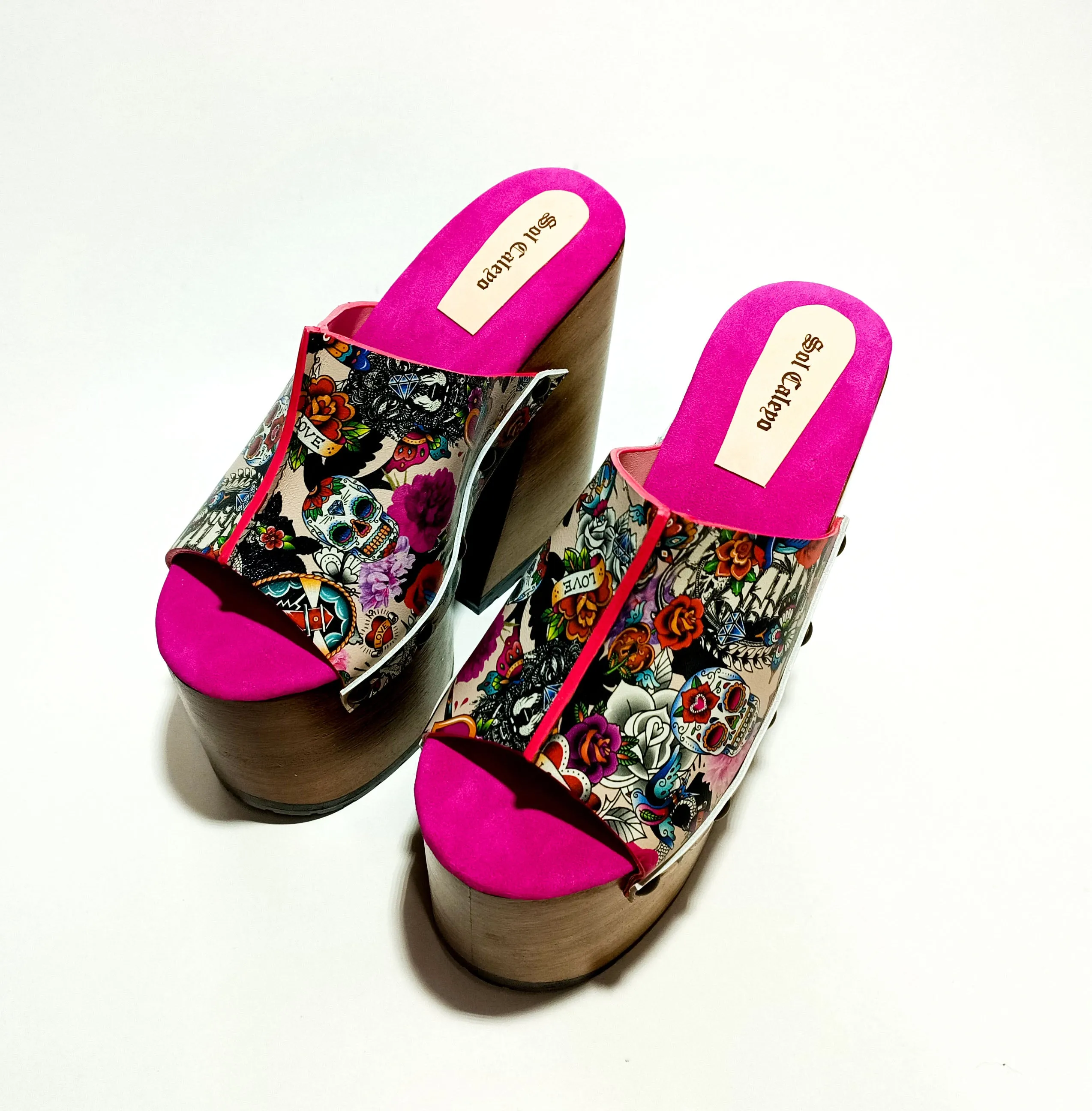 Luxury Tattoo Queen Sandals