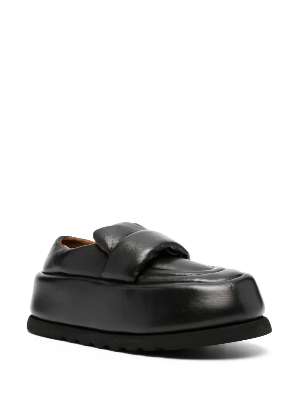 Marsèll 40mm leather platform loafers