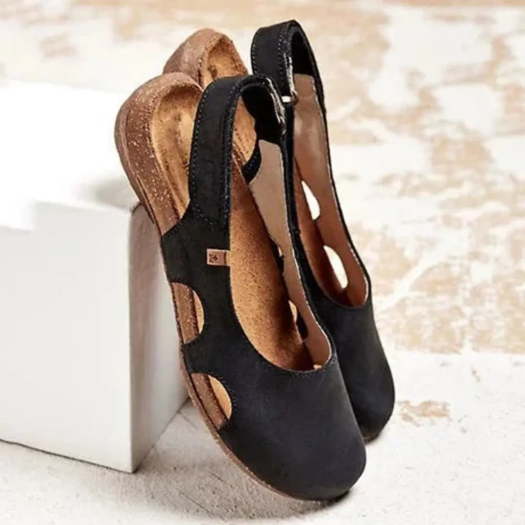 Mason | Women’s Closed Toe Summer Sandals – Lightweight Flat Sandal