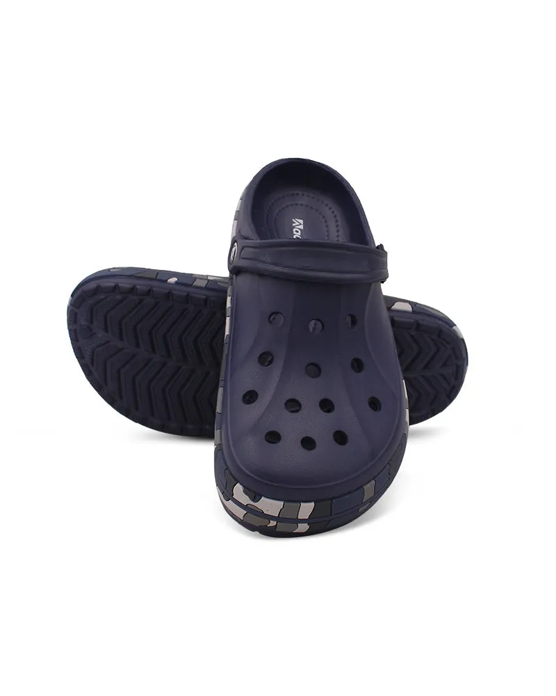 Men's Colorful Side Belt Clogs