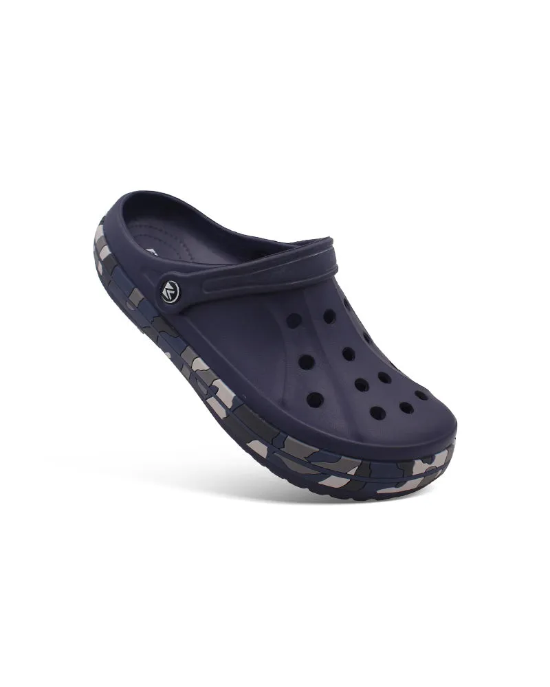 Men's Colorful Side Belt Clogs