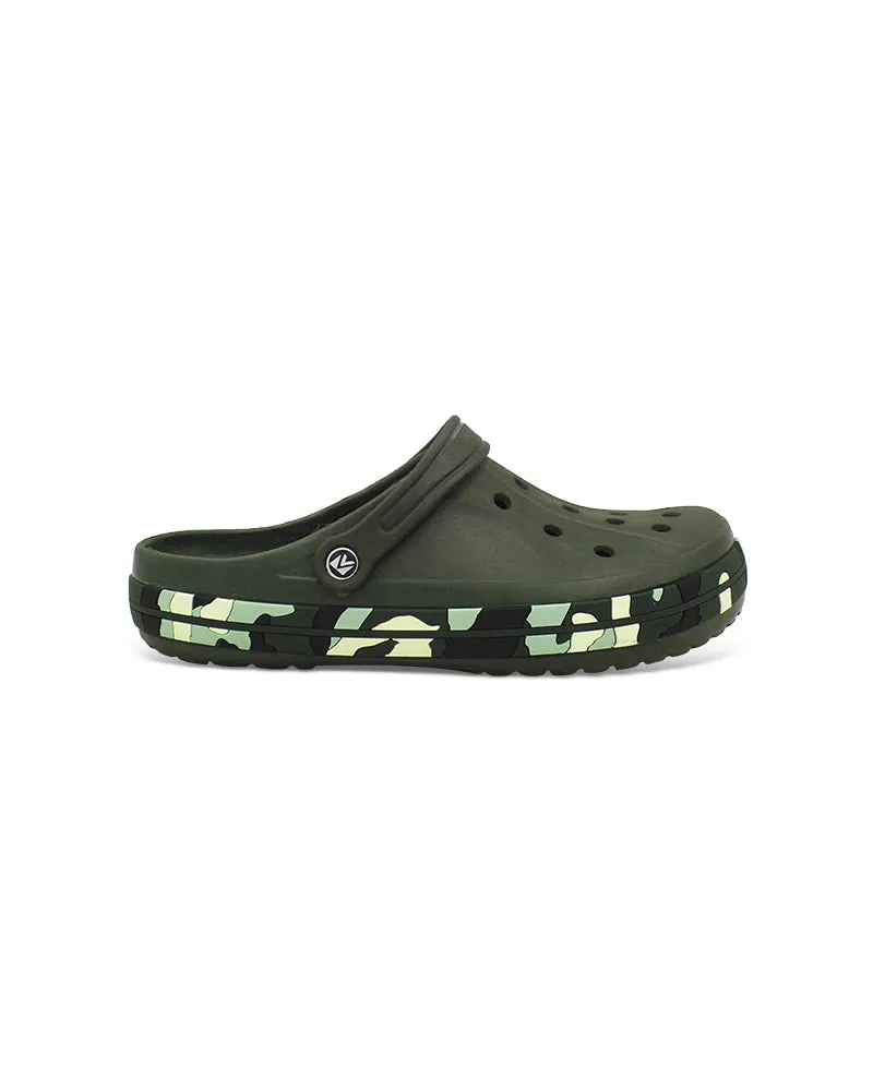 Men's Colorful Side Belt Clogs