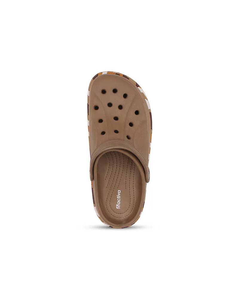 Men's Colorful Side Belt Clogs