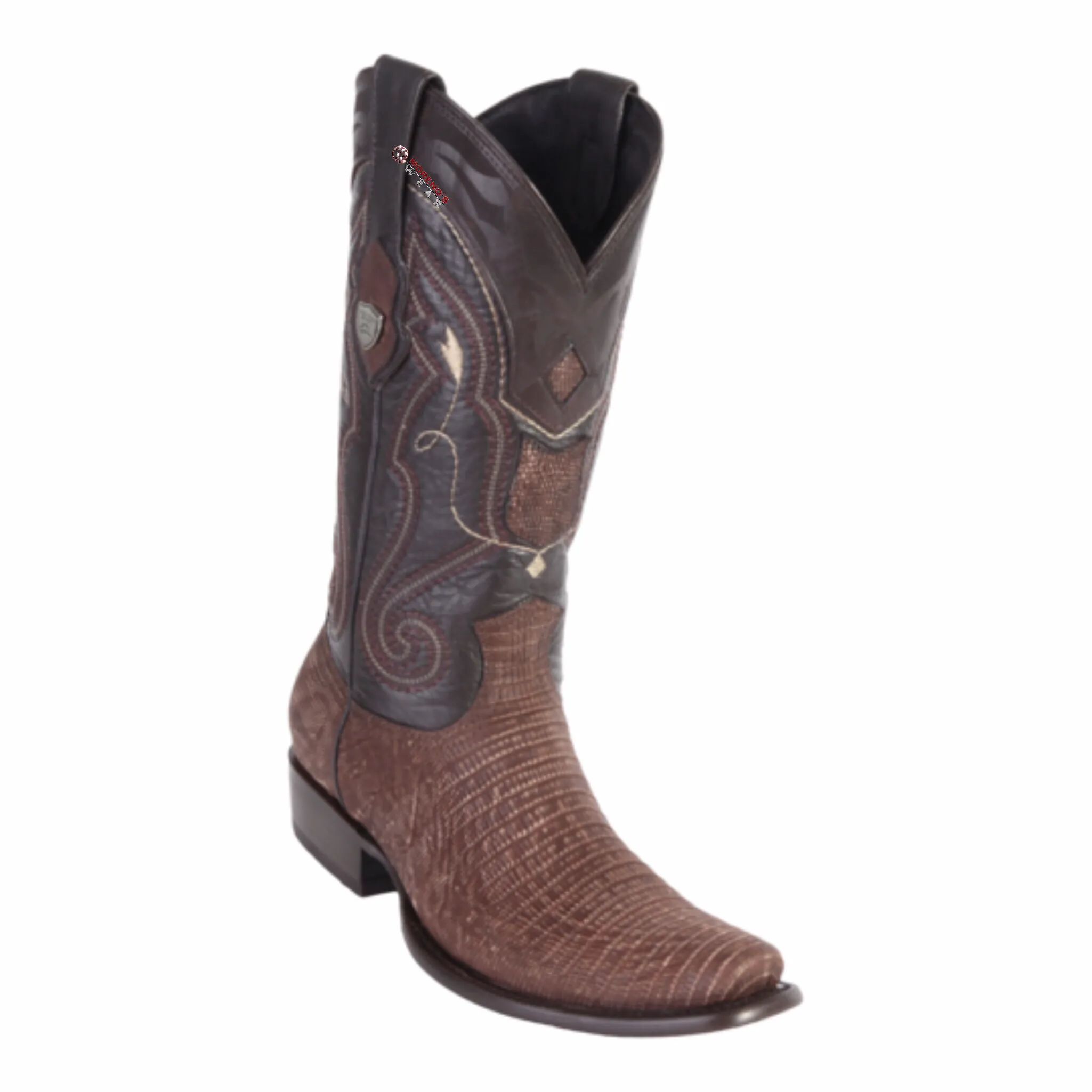 Men's Wild West Teju Lizard Boots Dubai Toe