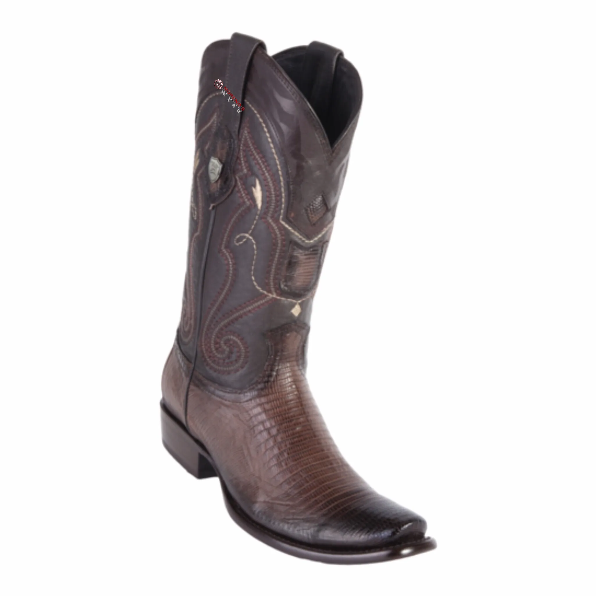 Men's Wild West Teju Lizard Boots Dubai Toe