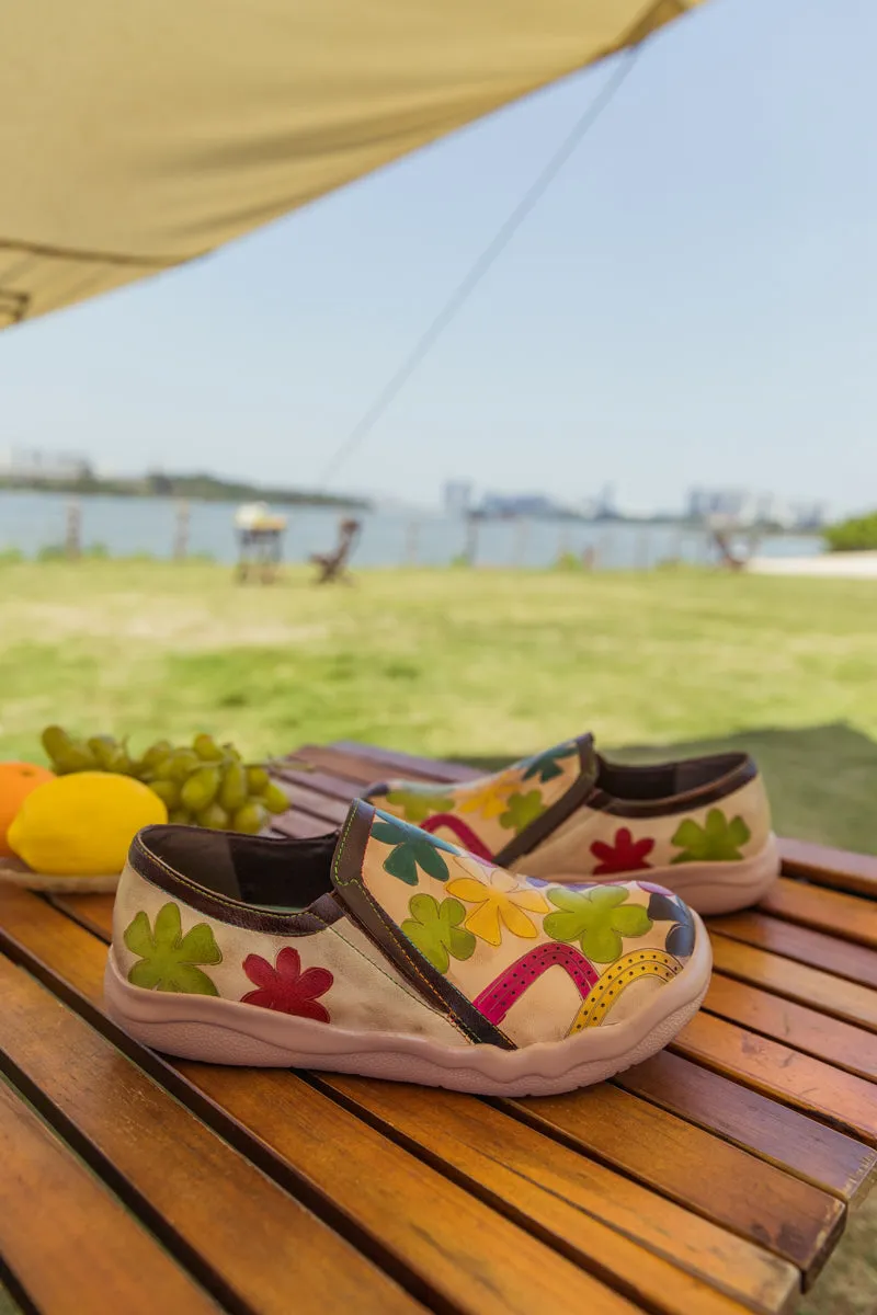 Multi Blossom Leather Loafer