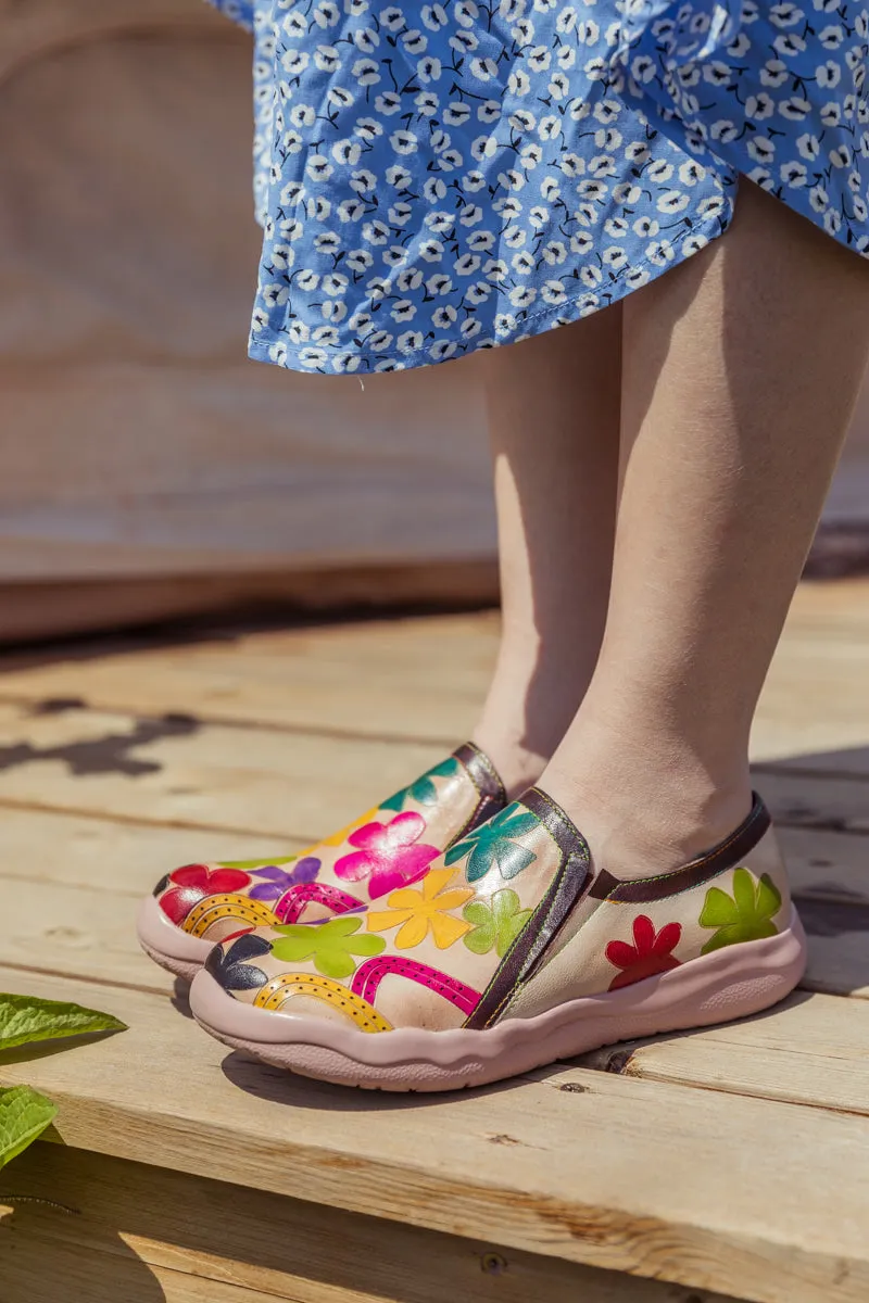 Multi Blossom Leather Loafer