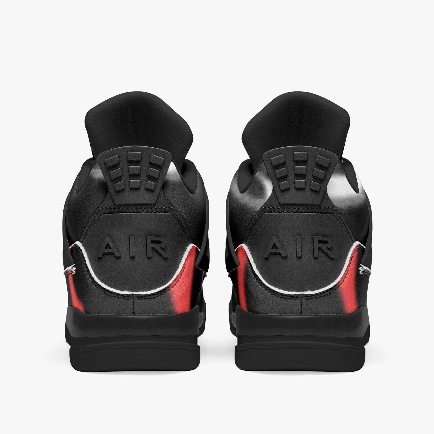 MyVybz Black Air Sneakers -Black Sole