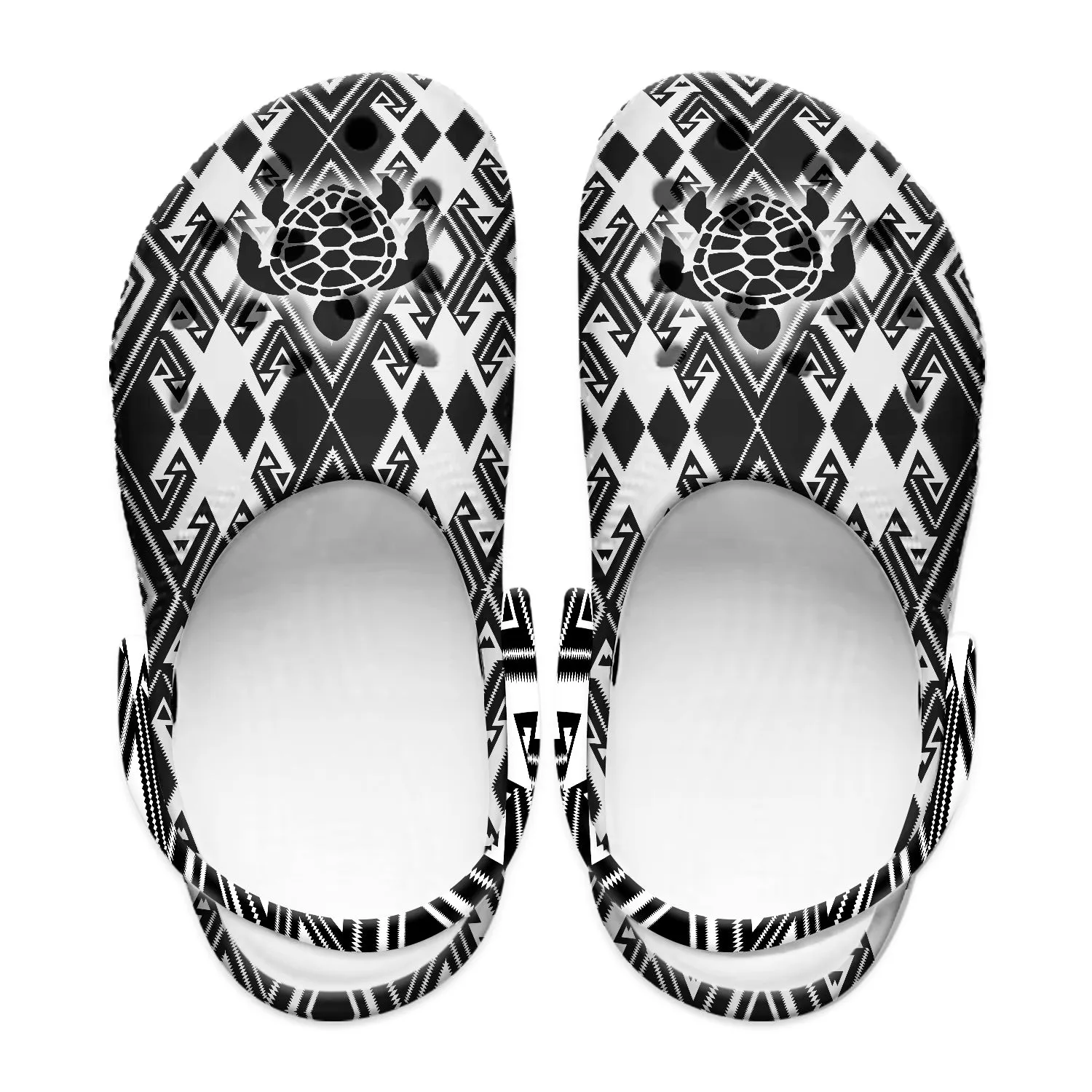 Native Pattern Clog Shoes For Adult and Kid 89201 New