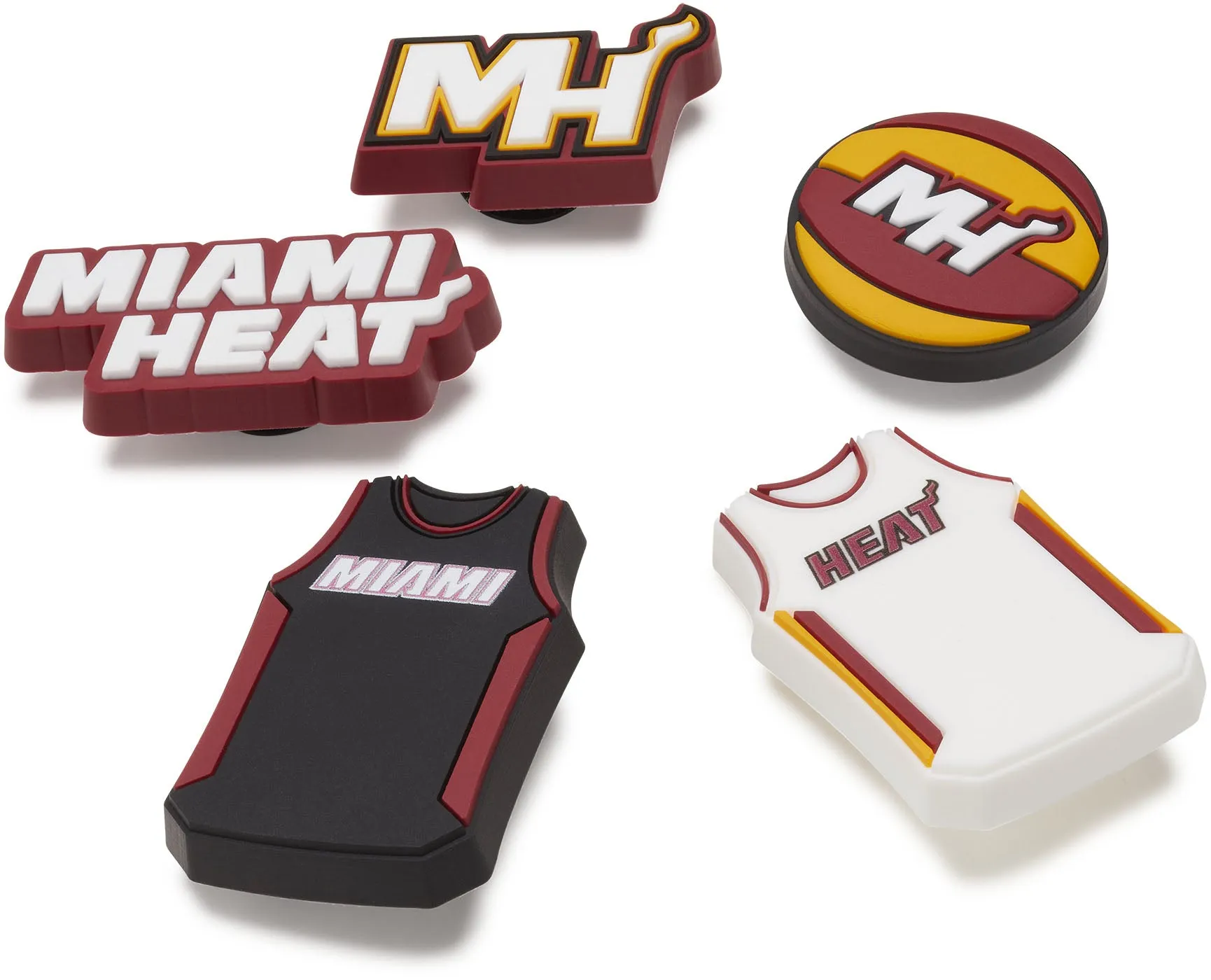 NBA Miami Heat 5 Jibbitz Pack