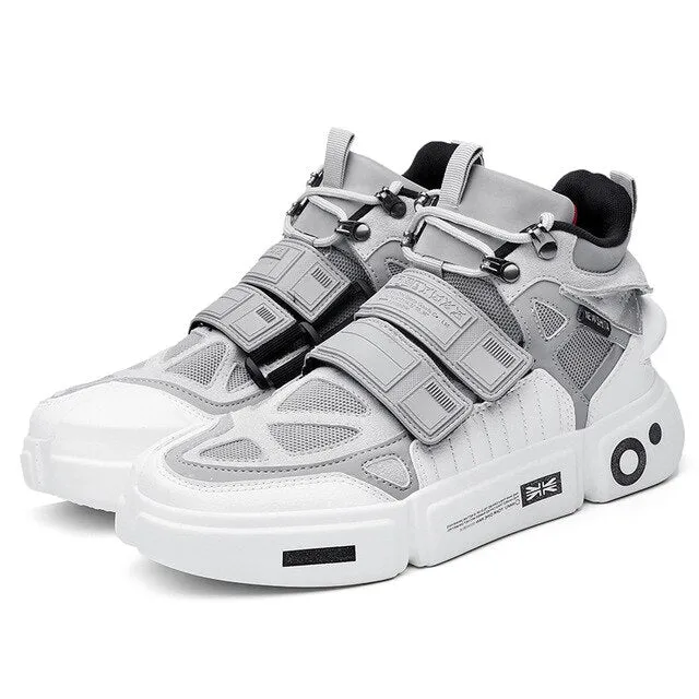 New Style Mesh Sneakers Breathable Running Shoes for Men Thick Bottom Sport Shoes Athletic Trainers