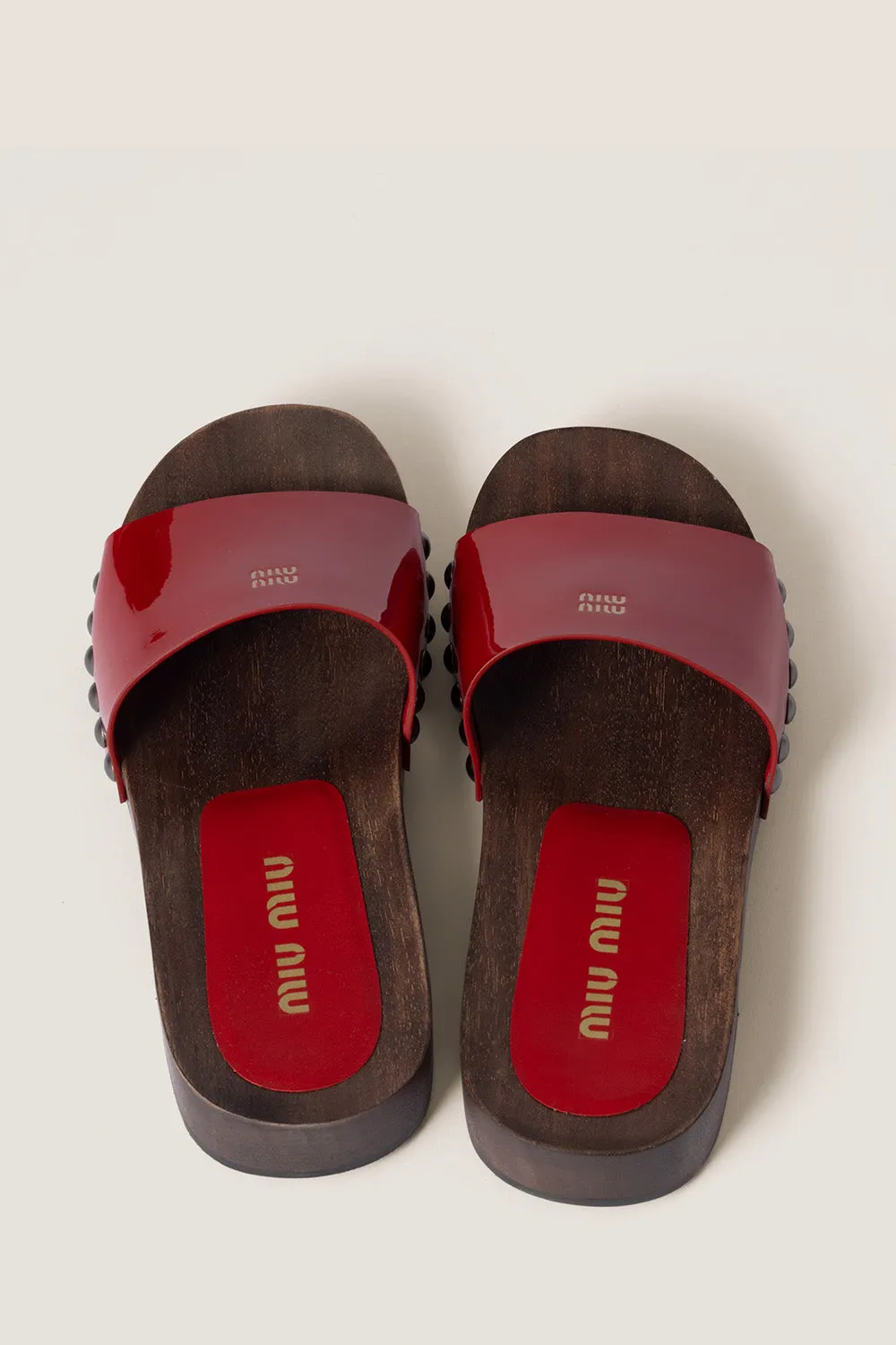 Patent Leather Clogs