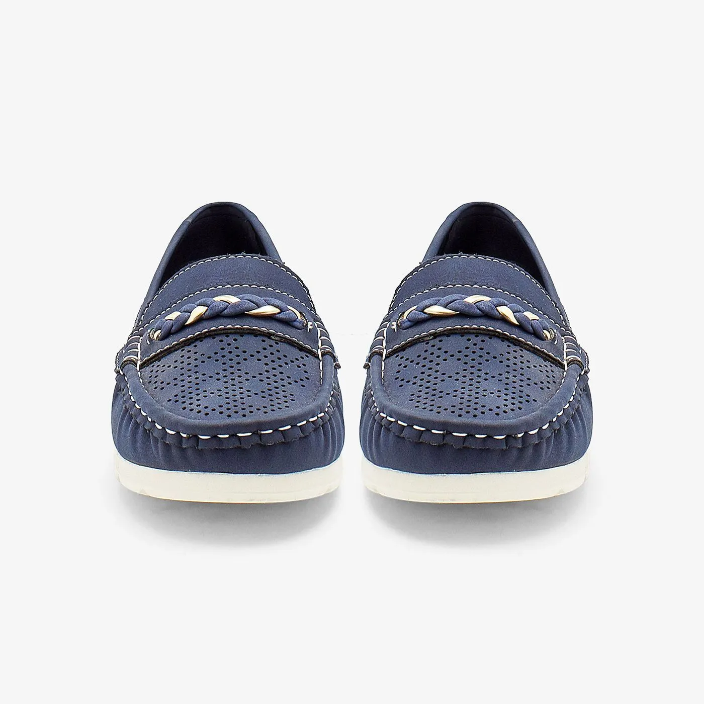 Perforated Ladies Causal Shoes