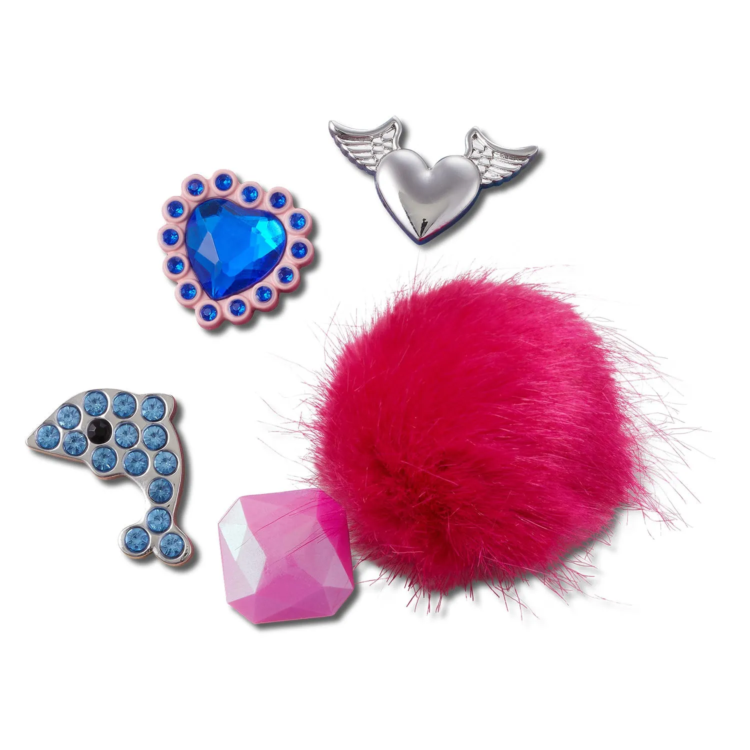 Purple and Gem 5 Jibbitz Pack™ Jibbitz