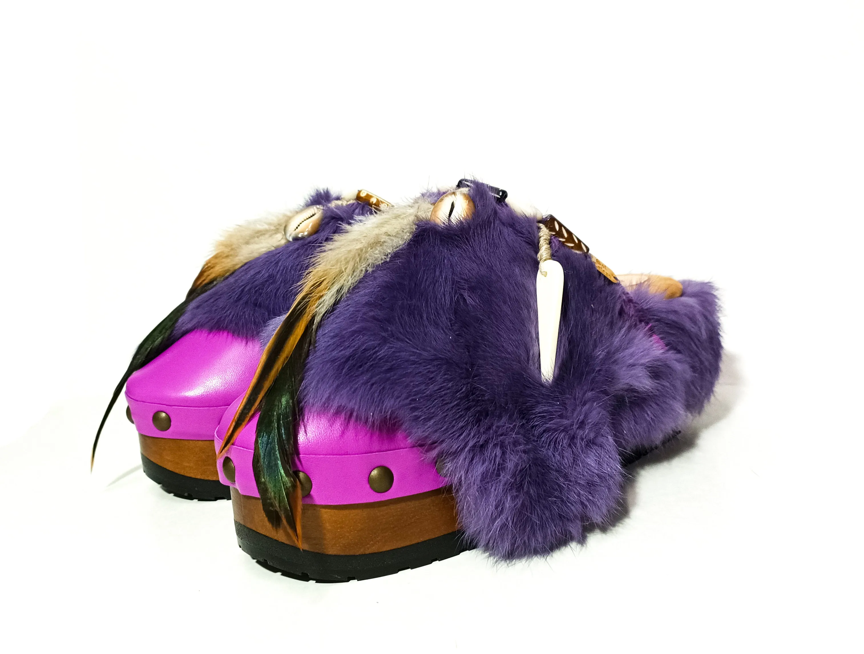 Queen Viking Clogs XS Lilac