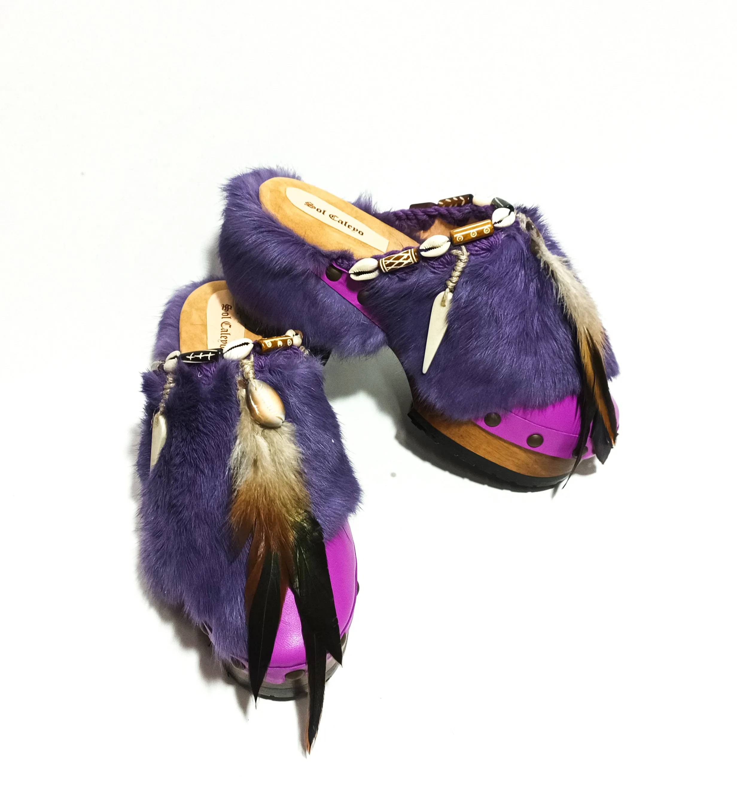 Queen Viking Clogs XS Lilac
