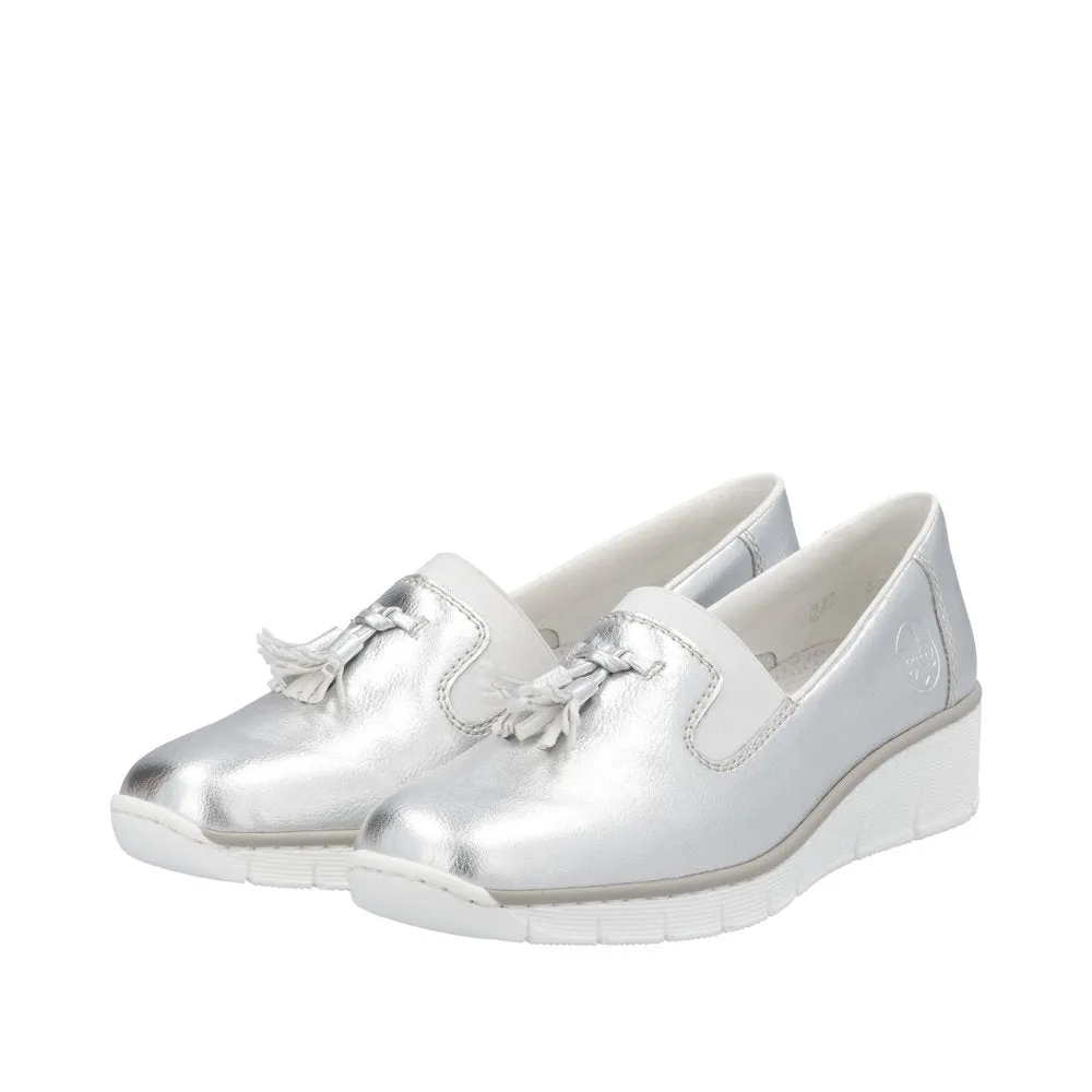 Rieker 53751-90 Silver/Platinum Casual Shoes
