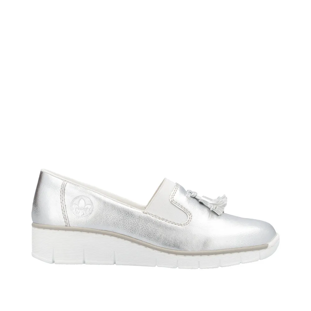 Rieker 53751-90 Silver/Platinum Casual Shoes