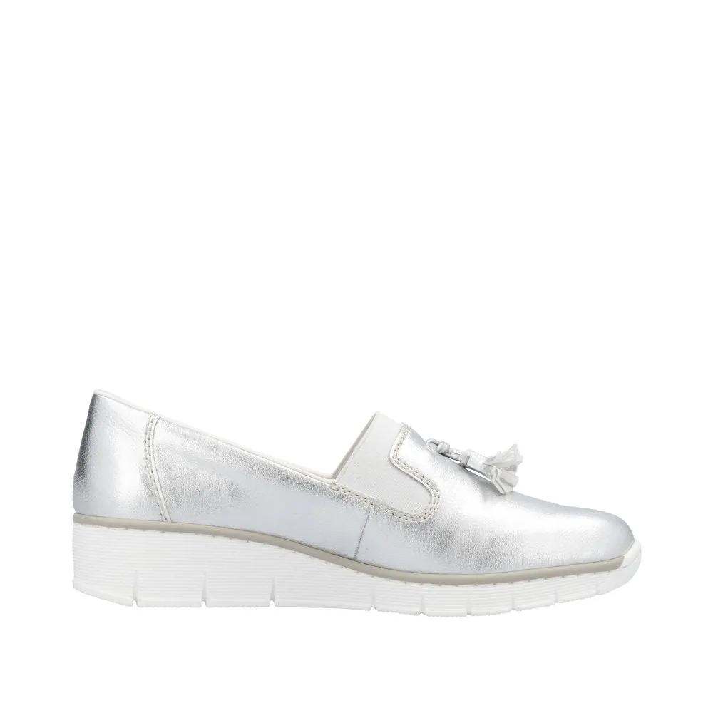 Rieker 53751-90 Silver/Platinum Casual Shoes