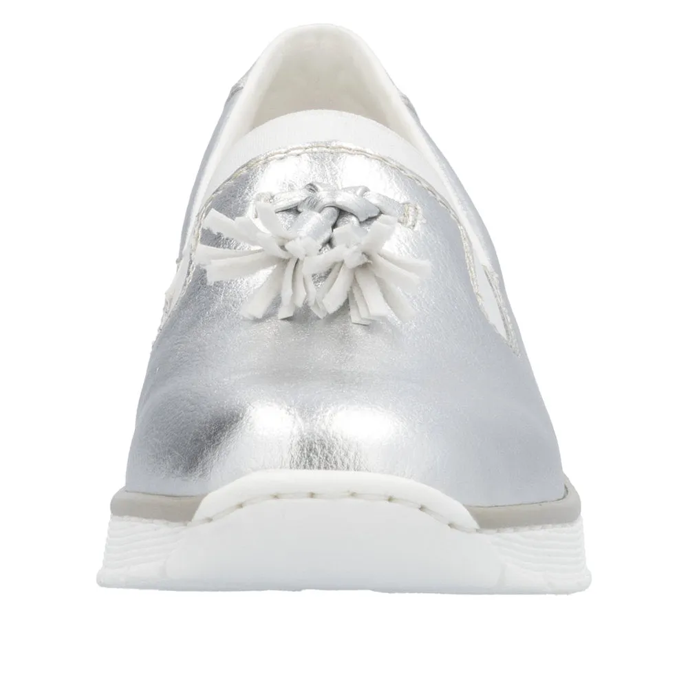 Rieker 53751-90 Silver/Platinum Casual Shoes