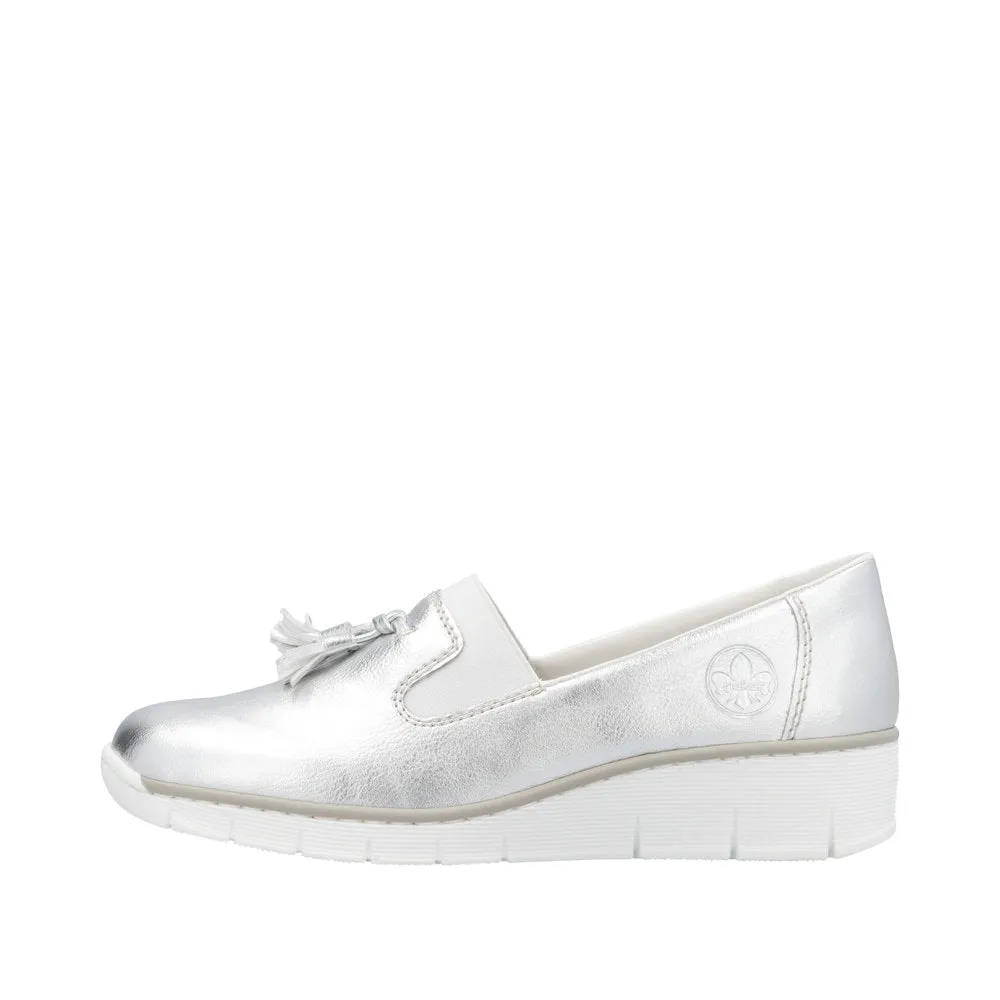 Rieker 53751-90 Silver/Platinum Casual Shoes