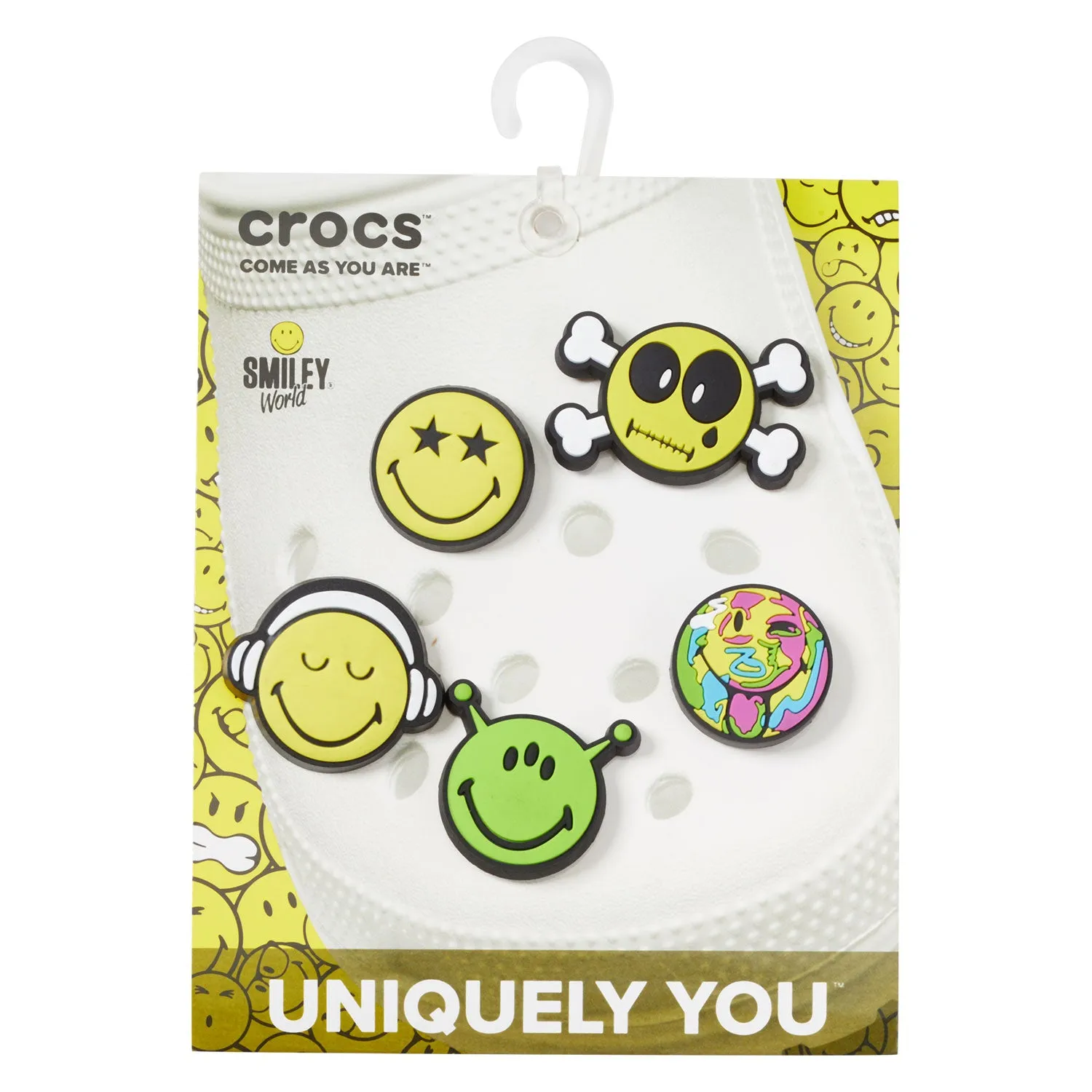 Smiley 5 Jibbitz Pack