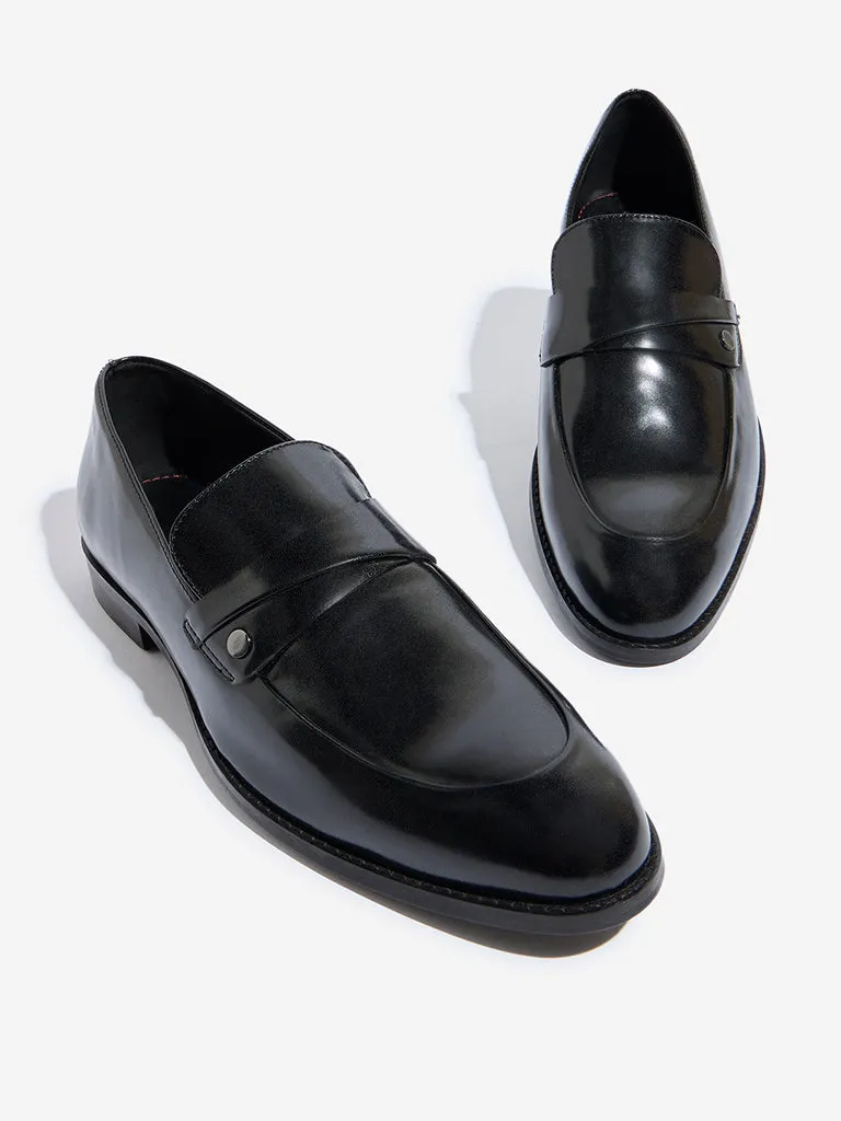 SOLEPLAY Black Penny Loafers
