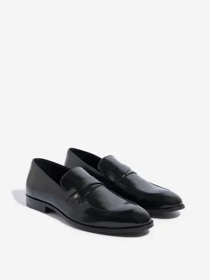 SOLEPLAY Black Penny Loafers