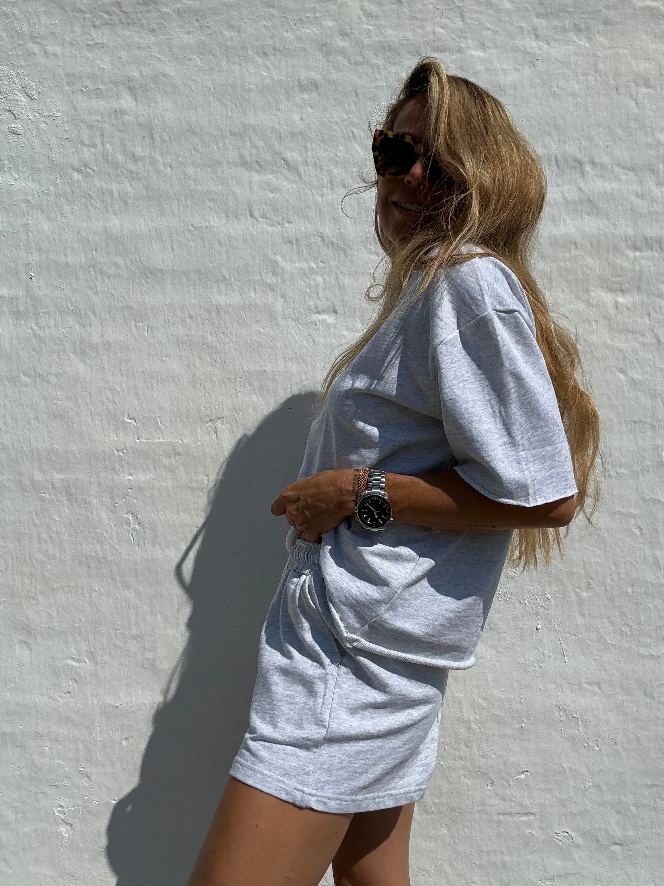 Sweat shorts - Chilli - Gray - Sassy Copenhagen
