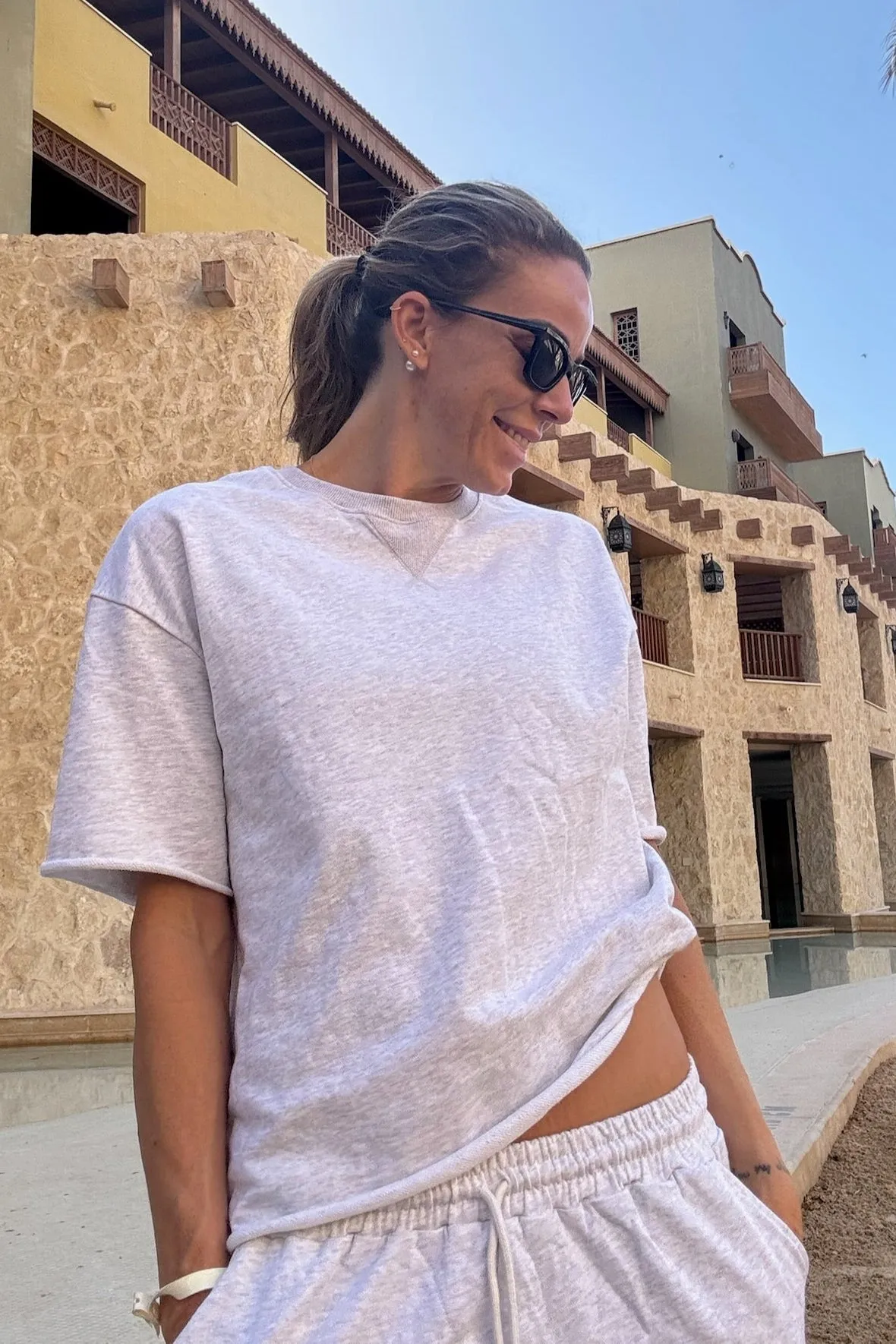 Sweat shorts - Chilli - Gray - Sassy Copenhagen