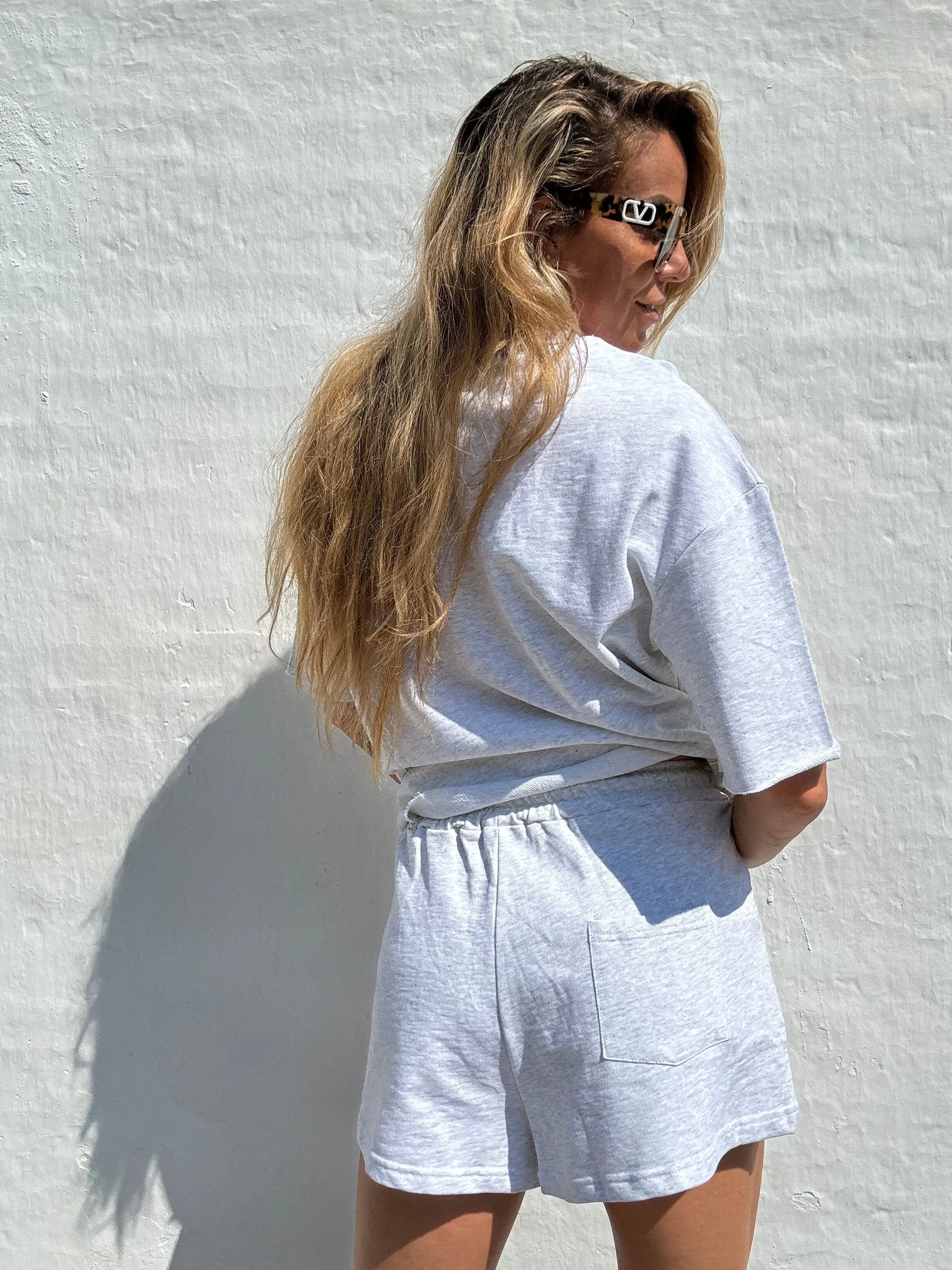 Sweat shorts - Chilli - Gray - Sassy Copenhagen