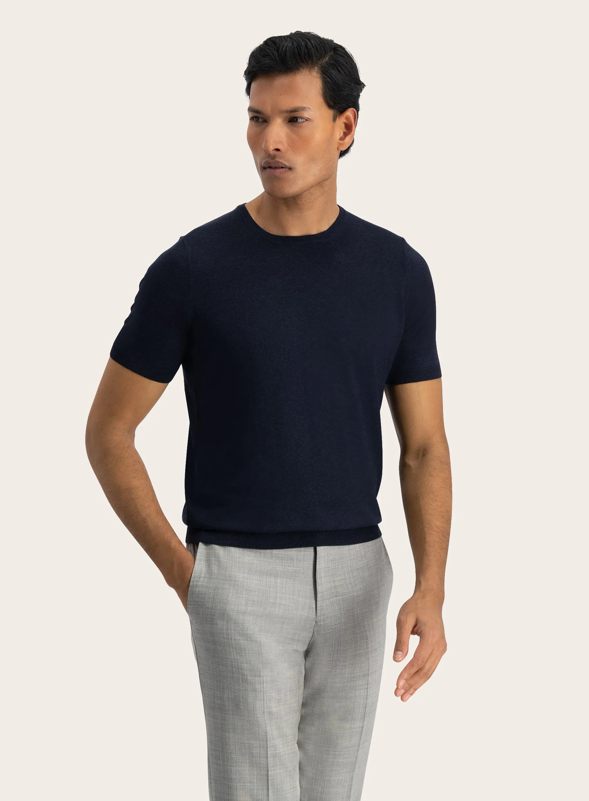 T-shirt van zijde