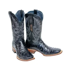 TANNER MARK MEN’S Ostrich Black Print Western Boots