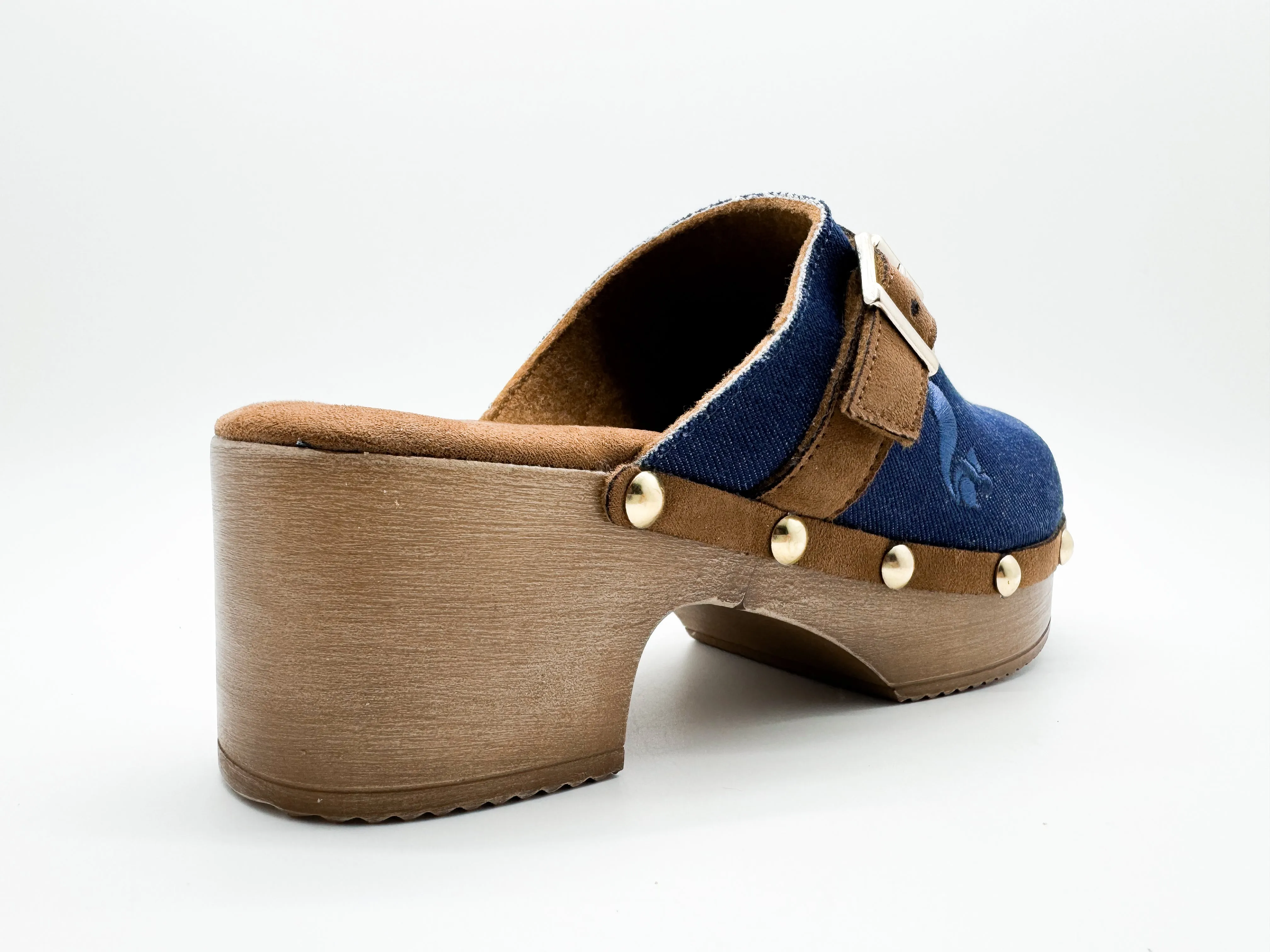 thies 1856 ® Rec Denim Comfy Clog vegan denim blue (W/X)