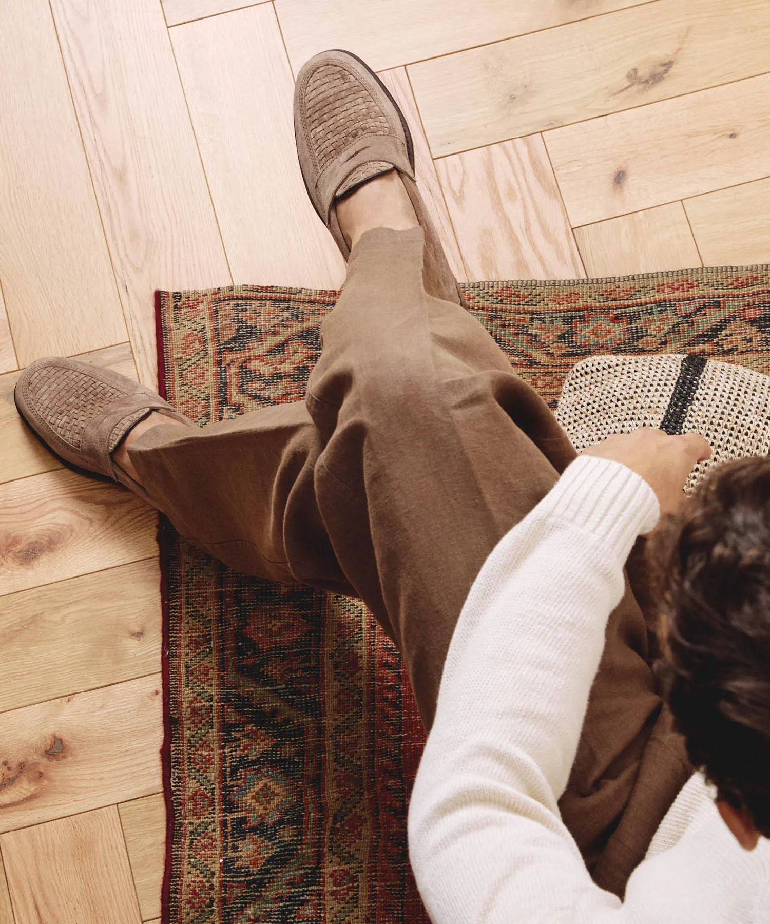Todd Snyder x Sebago Woven Ryan Loafer