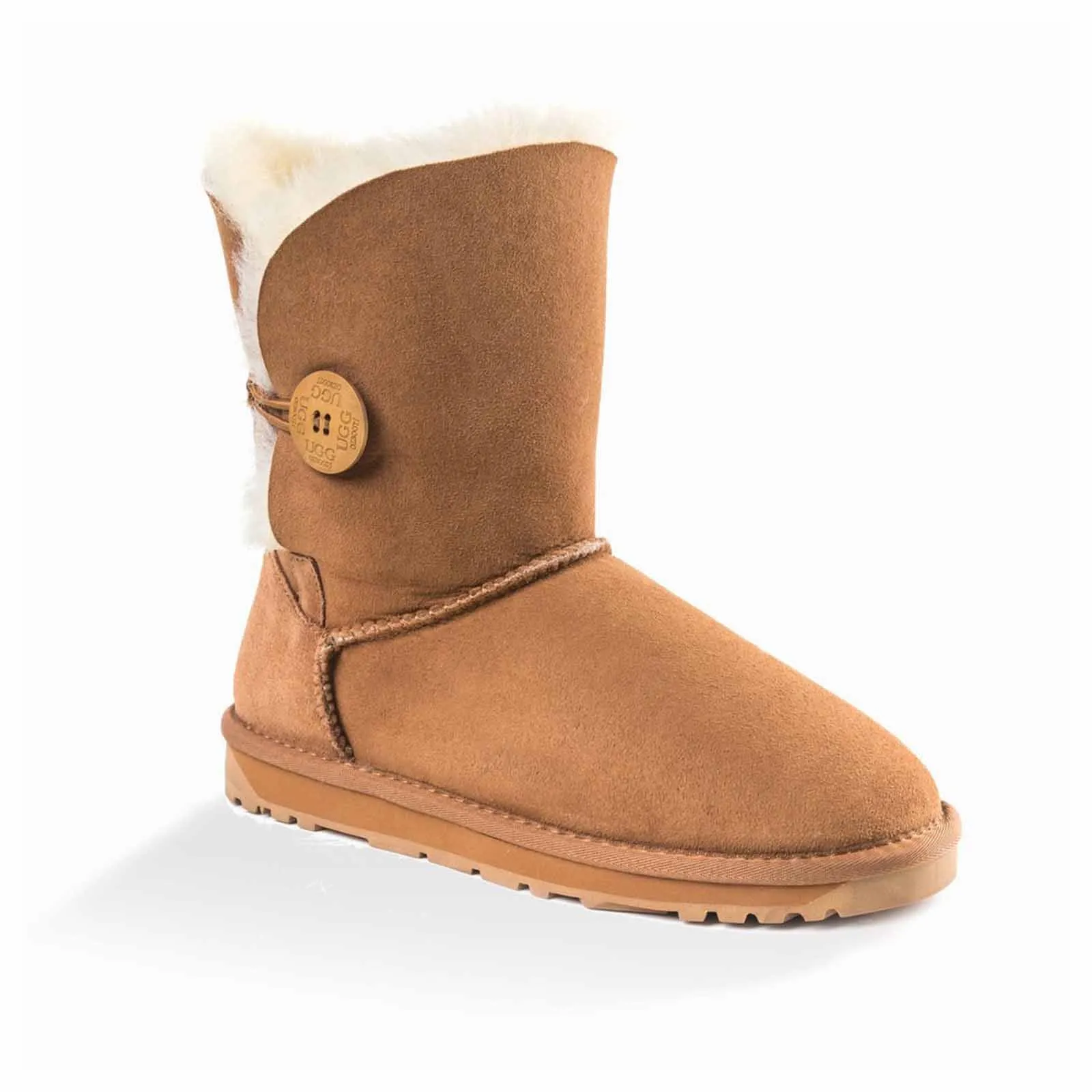 Ugg Boots Classic Short Button Chestnut 39
